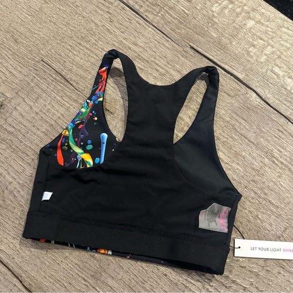 Terez Splatter Paint Reversible Sports Bra. - Picture 11 of 11